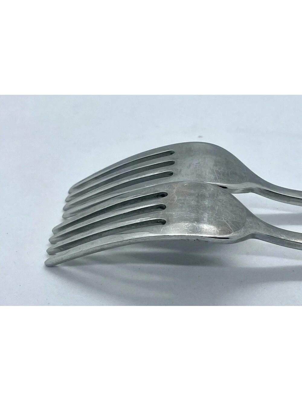(2) Oneida RISOTTO 18/10 Stainless Frosted Handle Salad Fork Lot ~ 6 3/4